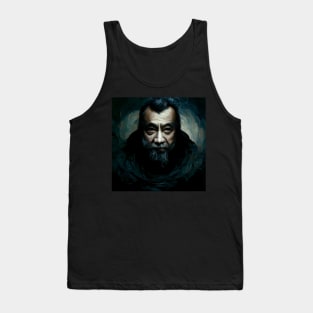 Confucius | Dark Portrait Tank Top